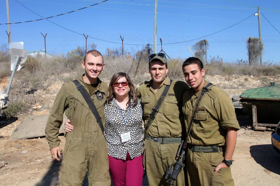 A delegation in Israel